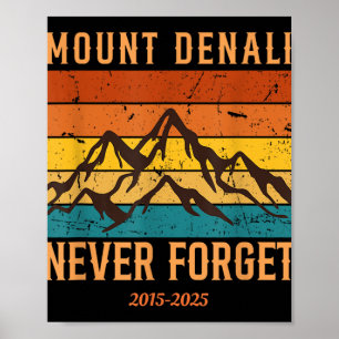 Mount Denali National Park Mount McKinley Verenigd Poster