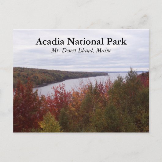 Mount Desert Briefkaart (Voorkant)