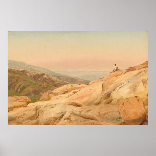 Mount Desert Island Jervis McEntee Fine Art Poster (Voorkant)