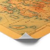 Mount Desert Maine Map; 1908 Poster (Hoek)