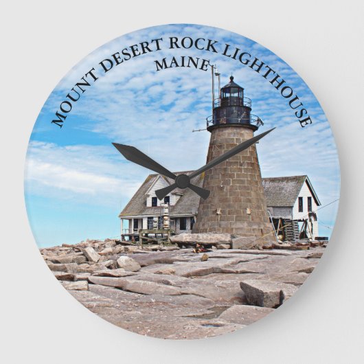 Mount Desert Rock Lighthouse, Maine  Grote Klok (Voorkant)