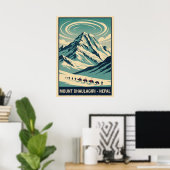 Mount Dhaulagiri Nepal V04 Poster (Thuiskantoor)
