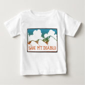 Mount Diablo Baby T-shirt opslaan (Voorkant)