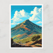 Mount Diablo California  illustratie Briefkaart (Voorkant)