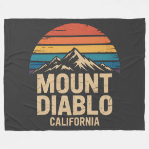 Mount Diablo Californië Fleece Deken
