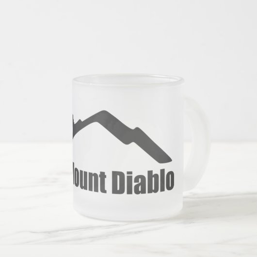 Mount Diablo Drinkware opslaan Matglas Koffiemok (Voorkant rechts)
