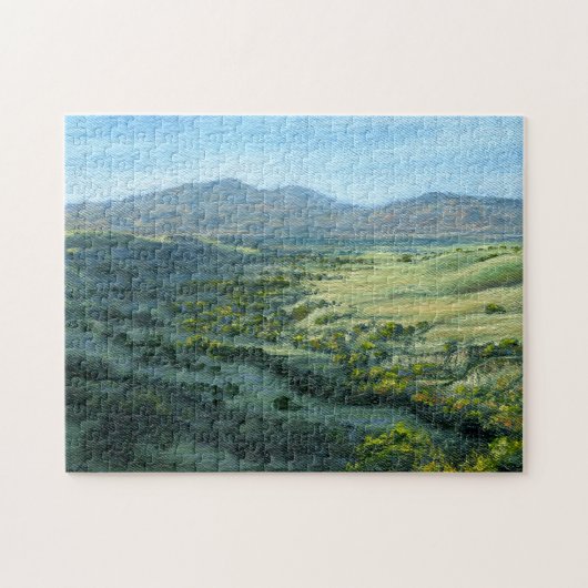 "Mount Diablo Southern Uitzicht" Legpuzzel (Horizontaal)