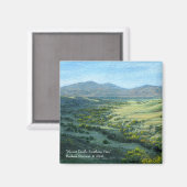 "Mount Diablo Southern Uitzicht" Magnet (Voorkant / Achterkant)