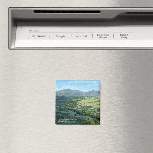 "Mount Diablo Southern Uitzicht" Magnet (Insitu (Vaatwasser))