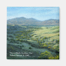 "Mount Diablo Southern Uitzicht" Magnet