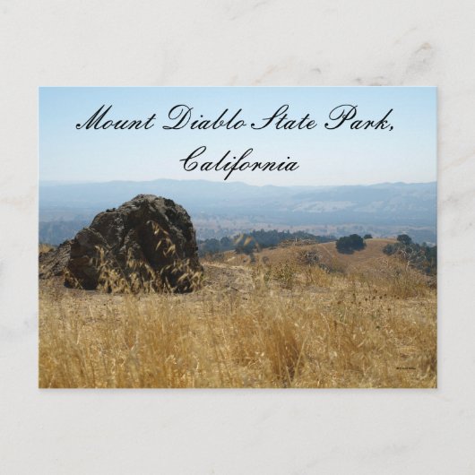 Mount Diablo State Park... Briefkaart (Voorkant)