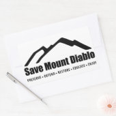 Mount Diablo Sticker opslaan (Envelop)