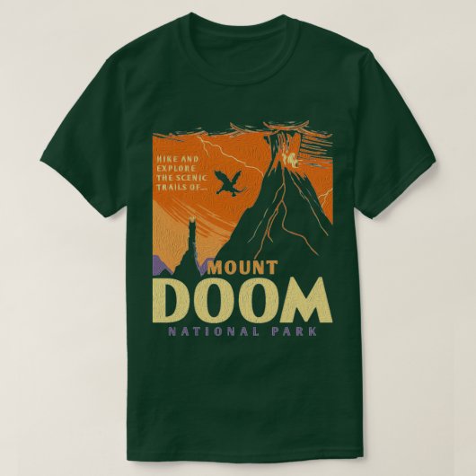 MOUNT DOOM NATIONAAL DEEL 1 T-SHIRT (Design voorkant)