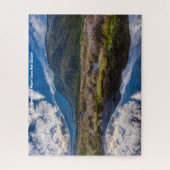 Mount Doom Nieuw-Zeeland. Legpuzzel (Verticaal)