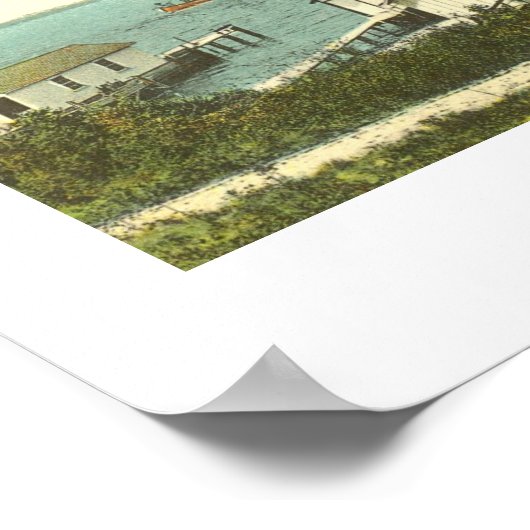 Mount Dora, FL, Boat House Row, 1907 Poster (Hoek)