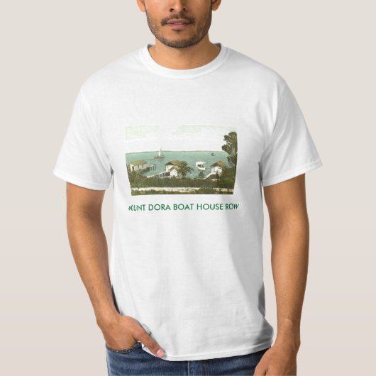 MOUNT DORA, FL - BOAT HOUSE ROW - 1907 T-SHIRT (Voorkant)