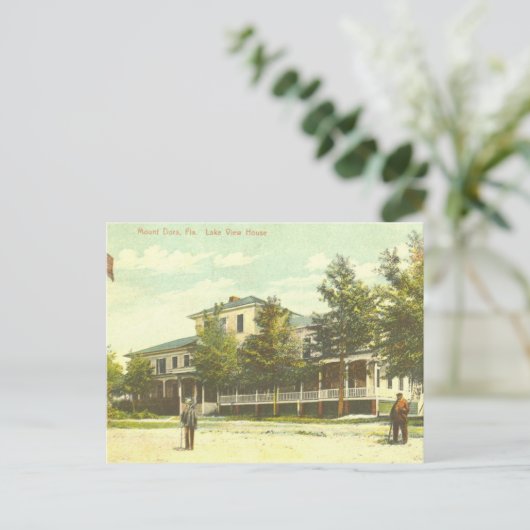 MOUNT DORA, FL - Lake Uitzicht House - 1907 Briefkaart (Staand voorkant)