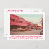 Mount Dora, Fl - Painted Pink Briefkaart (Voorkant / Achterkant)