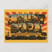 Mount Dora Florida Antiek Hoofdstad Vintage Kunst