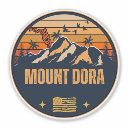 Mount Dora, Florida Sticker (Voorkant)