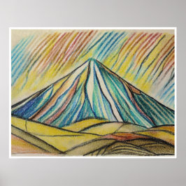 Mount Egmont - Archief Art Print