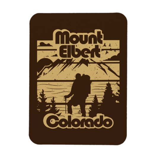 Mount Elbert Colorado Magneet (Verticaal)
