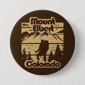 Mount Elbert Colorado Ronde Button 7,6 Cm (Voorkant)