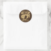 Mount Elbert Colorado Ronde Sticker (Tas)