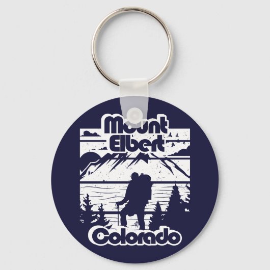 Mount Elbert Colorado Sleutelhanger (Voorkant)