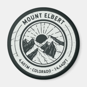 Mount Elbert Colorado Wandelen Skiën Reizen Magneet
