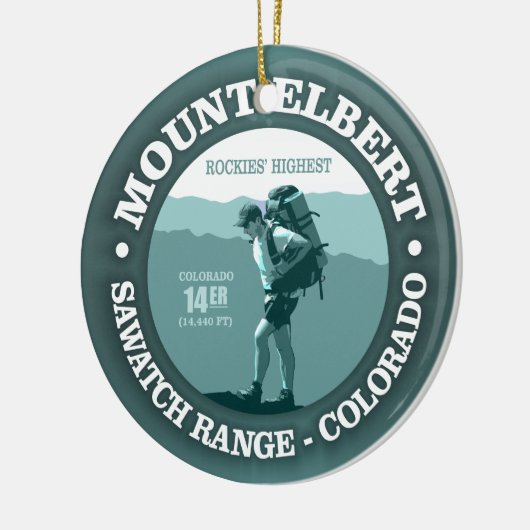 Mount Elbert Keramisch Ornament (Links)