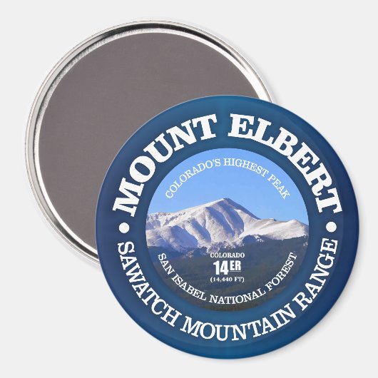 Mount Elbert Magneet (Voorkant / Achterkant)