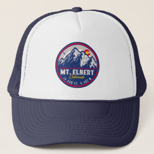 Mount Elbert Mount Elbert 14ers Retro Sunset Trucker Pet
