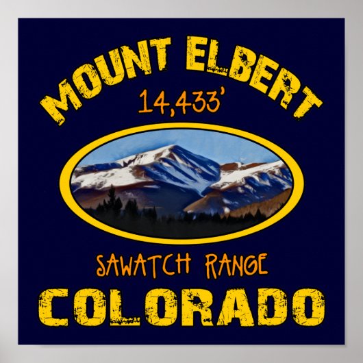 Mount Elbert Poster (Voorkant)