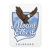 Mount Elbert Reis badge Magneet (Verticaal)