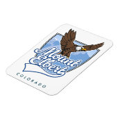 Mount Elbert Reis badge Magneet (Linkerzijde)