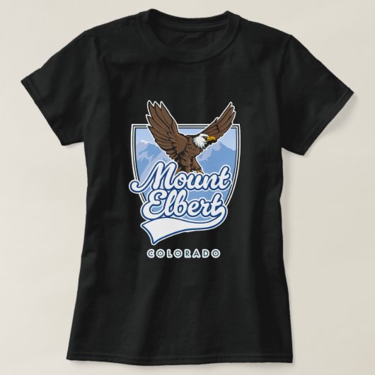 Mount Elbert Reis badge T-shirt (Design voorkant)