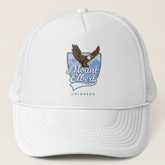 Mount Elbert Reis badge Trucker Pet (Voorkant)