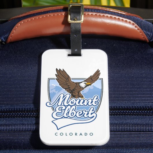 Mount Elbert Reis patch Bagagelabel (Voorkant Insitu 2)