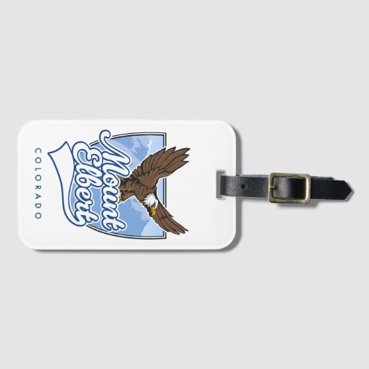 Mount Elbert Reis patch Bagagelabel (Voorkant (horizontaal))