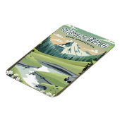 Mount Elbert Rocky Mountains Reisposter Magneet (Linkerzijde)