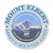 Mount Elbert Sticker (Voorkant)