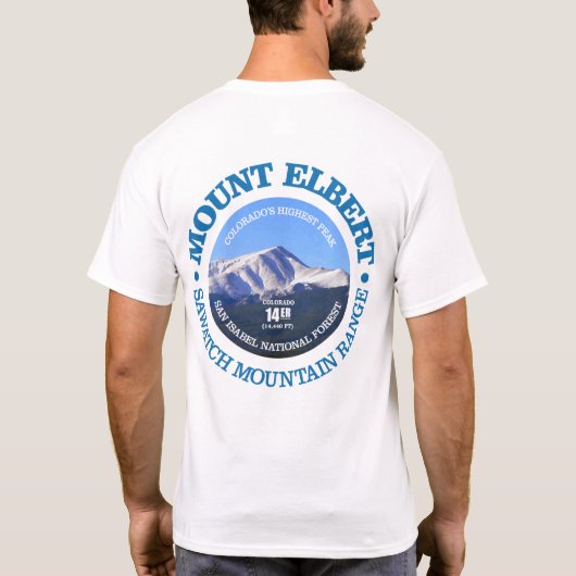 Mount Elbert T-shirt (Achterkant)