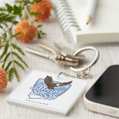 Mount Elbert Travel patch Sleutelhanger (Voorkant Rechts)