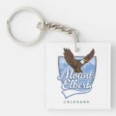 Mount Elbert Travel patch Sleutelhanger (voorkant)