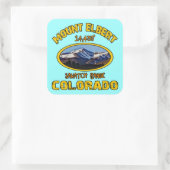 Mount Elbert Vierkante Sticker (Tas)