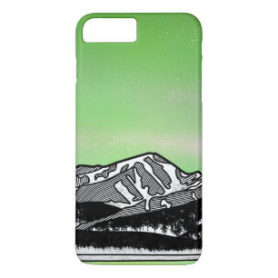 Mount Elbret Green Mountain Landscape iPhone 8/7 Plus Hoesje