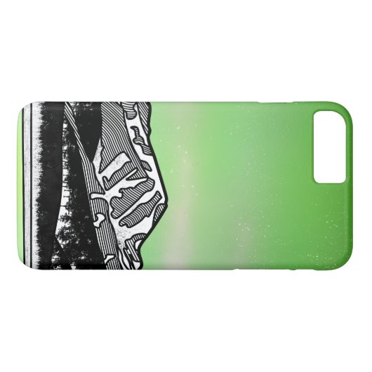 Mount Elbret Green Mountain Landscape Case-Mate iPhone Case (Achterkant (Horizontaal))