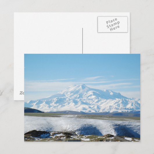 Mount Elbrus Briefkaart (Voorkant / Achterkant)