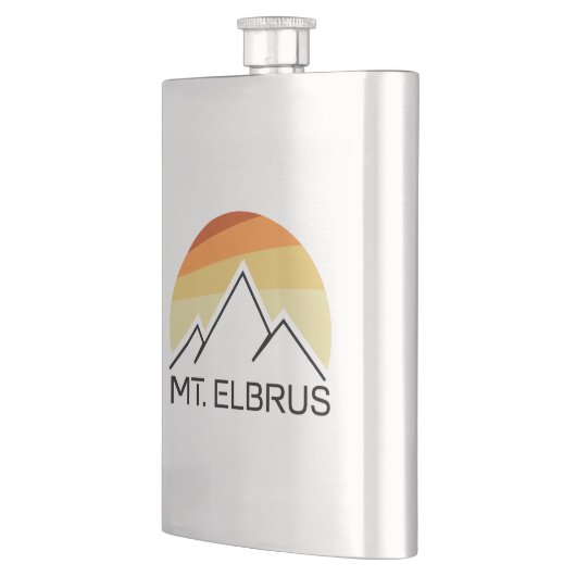 Mount Elbrus Russia Retro Flacon (Links)